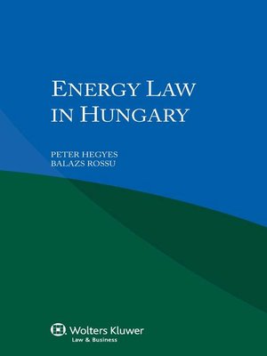 cover image of Energy Law in Hungary